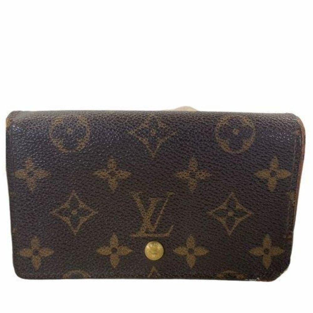 Authentic Louis Vuitton Wallet Porte Monnaie Billet Bifold Monogram LV Vintage